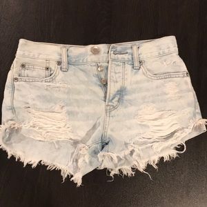 American Eagle denim shorts size 00